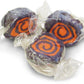 Halloween Black and Orange Cream Taffy Chews by Its Delish, 5 lbs Bulk Bag - Individually Wrapped Gourmet Soft Fluff Taffy - Pe