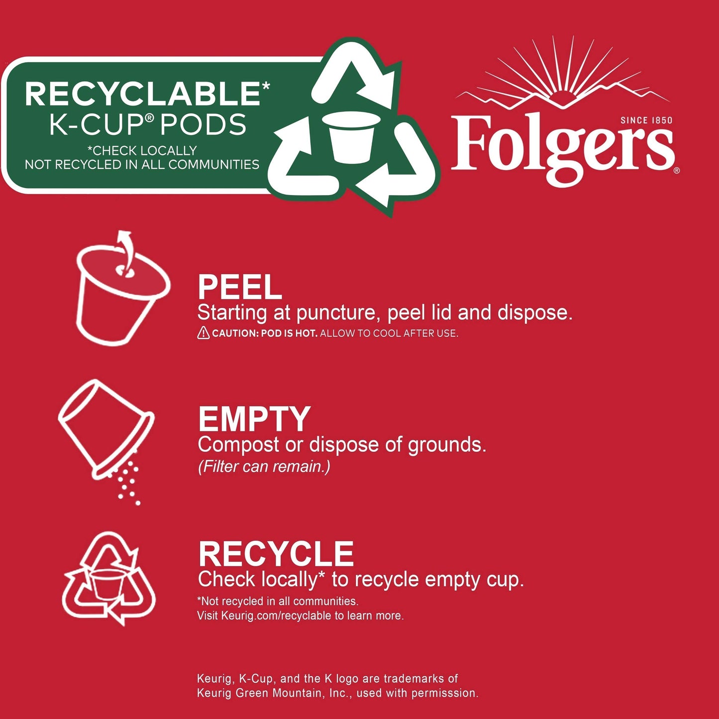 Folgers Black Silk Dark Roast Coffee, 96 Keurig K-Cup Pods