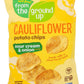 REAL FOOD FROM THE GROUND UP Sour Cream & Onion Cauliflower Chips, 3.5 OZ, Pack of 1