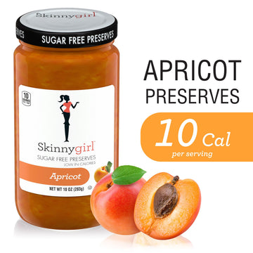 Skinnygirl Sugar Free Preserves, Apricot Mimosa, 10 Ounce, Kosher, Pack of 1