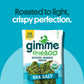 gimMe Organic Roasted Sea  Snacks, Sea Salt, 5 Count, Keto, Vegan, Gluten-Free, Great Source of Omega3s and Iodine