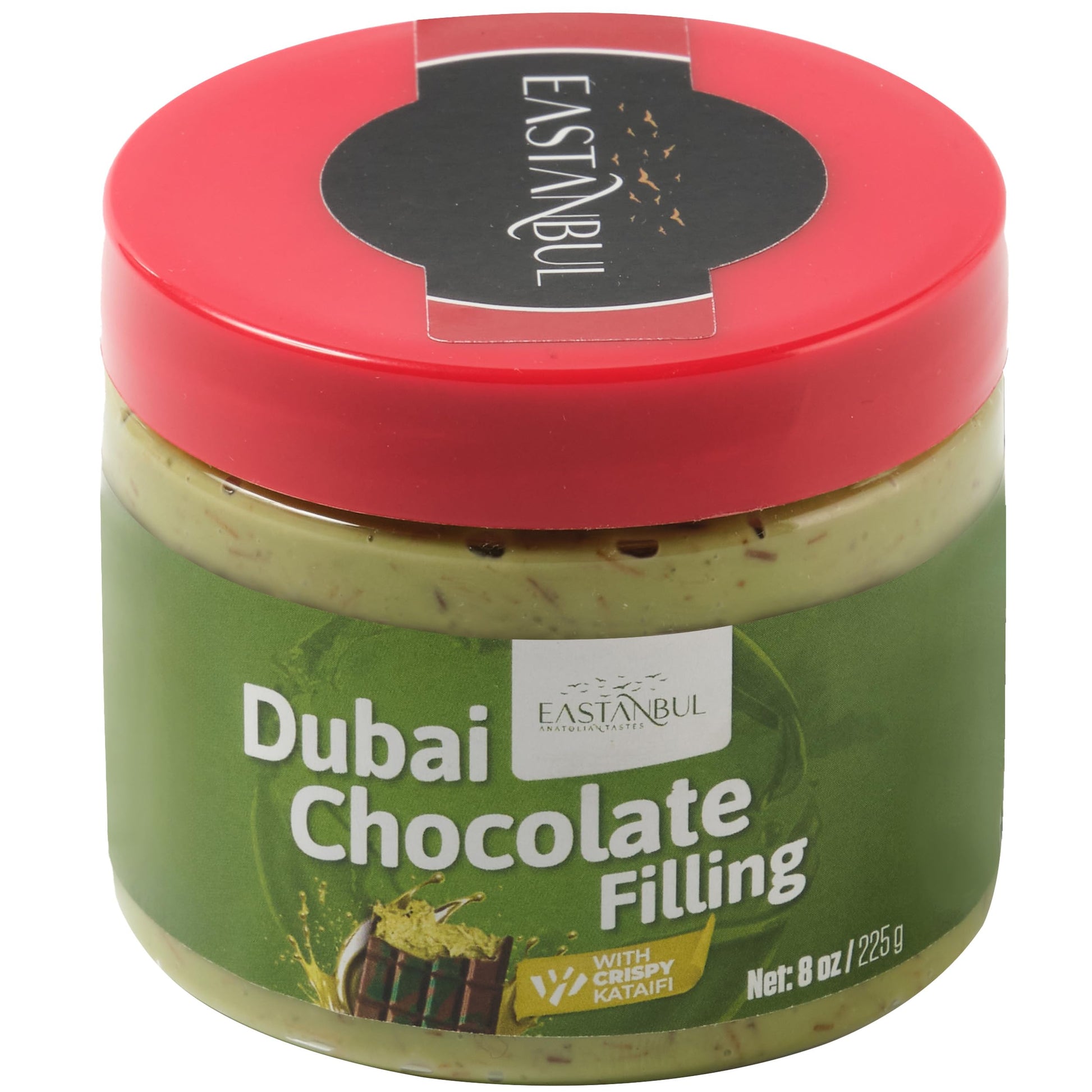 Eastanbul Dubai Chocolate Bar Mixture, 8Oz, Dubai Chocolate Bar Pistachio Filling, Crispy Enhanced Kataifi And Pistachio Cream, Single Ingredient To Make Viral Candy, No Palm Oil