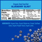 Skout Organic Blueberry Blast Real Food Bars For Kids (6 Pack) | Organic Snacks For Kids | Plant-Based Nutrition, No Refined Sug