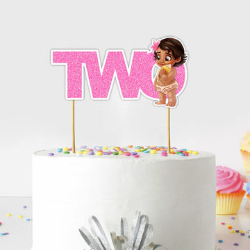Seyal Bby Mona Happy Birthday Toppermona Two Cake Topper