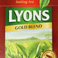 Lyons Gold Blend Tea. 3 Pack X 80 Bags