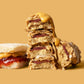 Fitcrunch Full Size Protein Bars, 6-Layer Baked Bar, 2G Of Sugar, Gluten Free & Soft Cake Core (12 Bars, Peanut Butter And Jelly