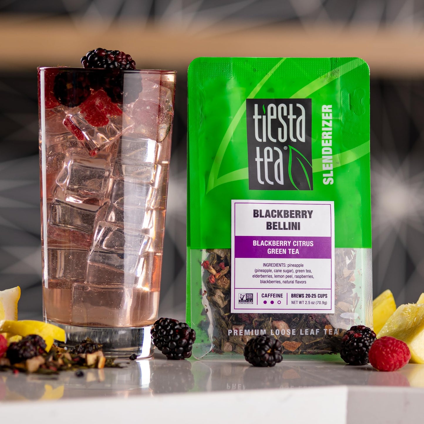 Tiesta Tea - Blackberry Bellini | Blackberry Citrus Green Tea | Premium Loose Leaf Tea Blend | Medium Caffeinated Green Tea | Ma