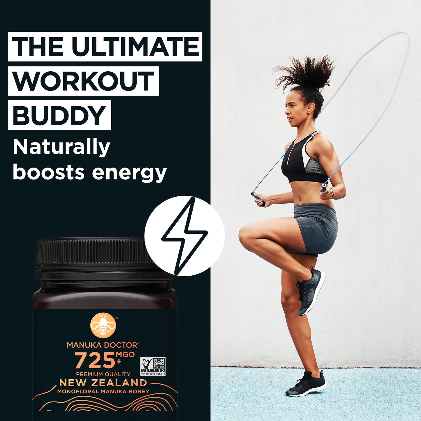 Manuka Doctor - Mgo 725+ Manuka Honey Monofloral, 100% Pure New Zealand Honey. Certified. Guaranteed. Raw. Non-Gmo (8.75 Oz)