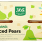 365 By Whole Foods Market, Organic Diced Pears, 4 Count, 16 Ounce