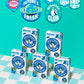 Milliways Mighty Mint Gum | Plant-Based, Sugar-Free, 120 Count | Xylitol & Aspartame-Free Chewing Gum in 12 Packs of 10 Pieces