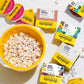 Opopop Microwave Popcorn - Pop Cups Birthday Cake 6-Pack, Non-Gmo Gourmet Popcorn Kernels & Popcorn Flavoring, Gluten Free Snack
