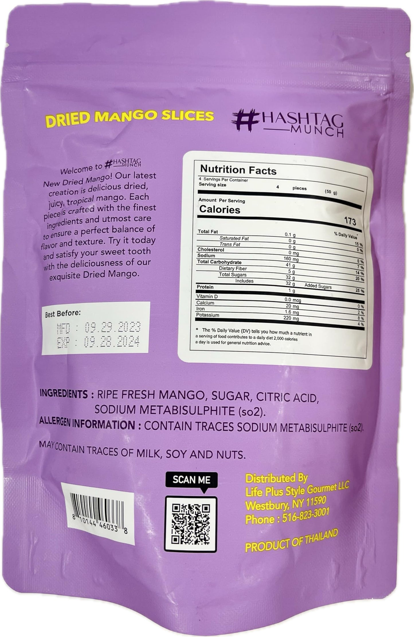 Premium All Natural Real Wild Tropical Mango Dried Fruit Slices 7Oz Less Sugar Non Gmo, No Added Colors Healthy Snacks Resealabl
