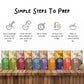 Dozy Oats Overnight Oatmeal Packets  10-Pack Sampler Box with Chia Seeds  Gluten-Free  Natural Source of Protein and Fiber  10-Pack and Jar