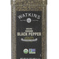 Watkins Gourmet Spice, Organic Ground Black Pepper, Bulk Food Service Size, 15.7 Oz (Pack Of 1)