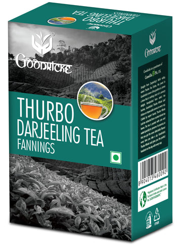 Goodricke Thurbo Fanning Darjeeling Tea - 250 Gm (Pack Of 1) | Single Estate Whole Leaf Tea | 100% Pure & Original Loose Leaves
