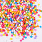 Edible Confetti Sprinkles For Cake Decorating, Round Sprinkles, Rainbow Sprinkles For Baking, Cupcakes, Ice Cream Topping, Waffl