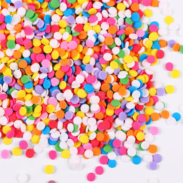 Edible Confetti Sprinkles For Cake Decorating, Round Sprinkles, Rainbow Sprinkles For Baking, Cupcakes, Ice Cream Topping, Waffl