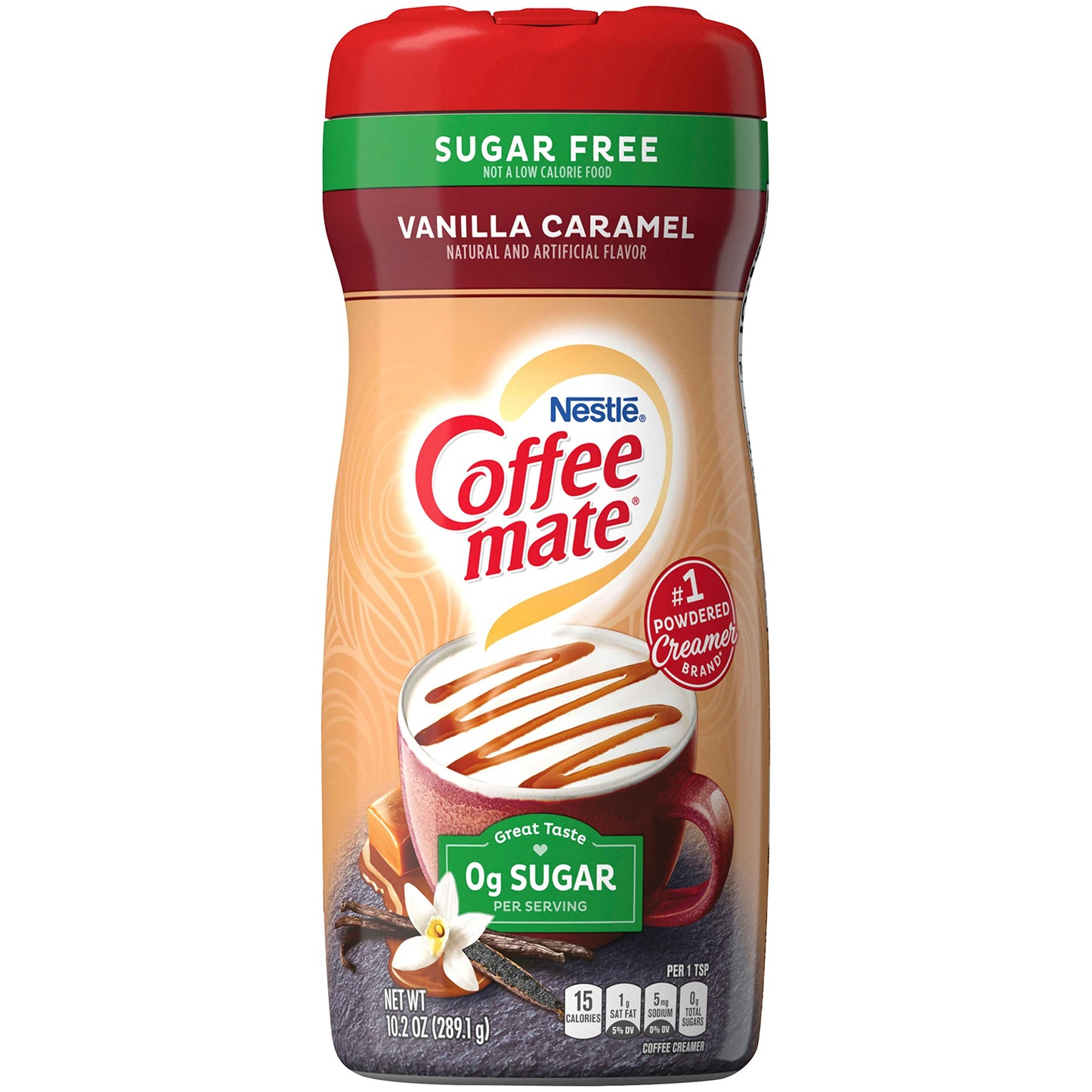 Coffee-Mate Coffee Creamer Powder, Sugar-Free Vanilla Caramel
