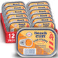 Beach Cliff Wild Caught Fish Steaks In Louisiana Hot Sauce, 3.75 Oz Can (Pack Of 12) - 15G Protein Per Serving