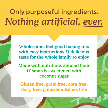 Simple Mills Almond Flour Baking Mix, Chocolate Brownie Mix - Gluten Free, Plant Based, 12.9 Ounce (Pack Of 3)