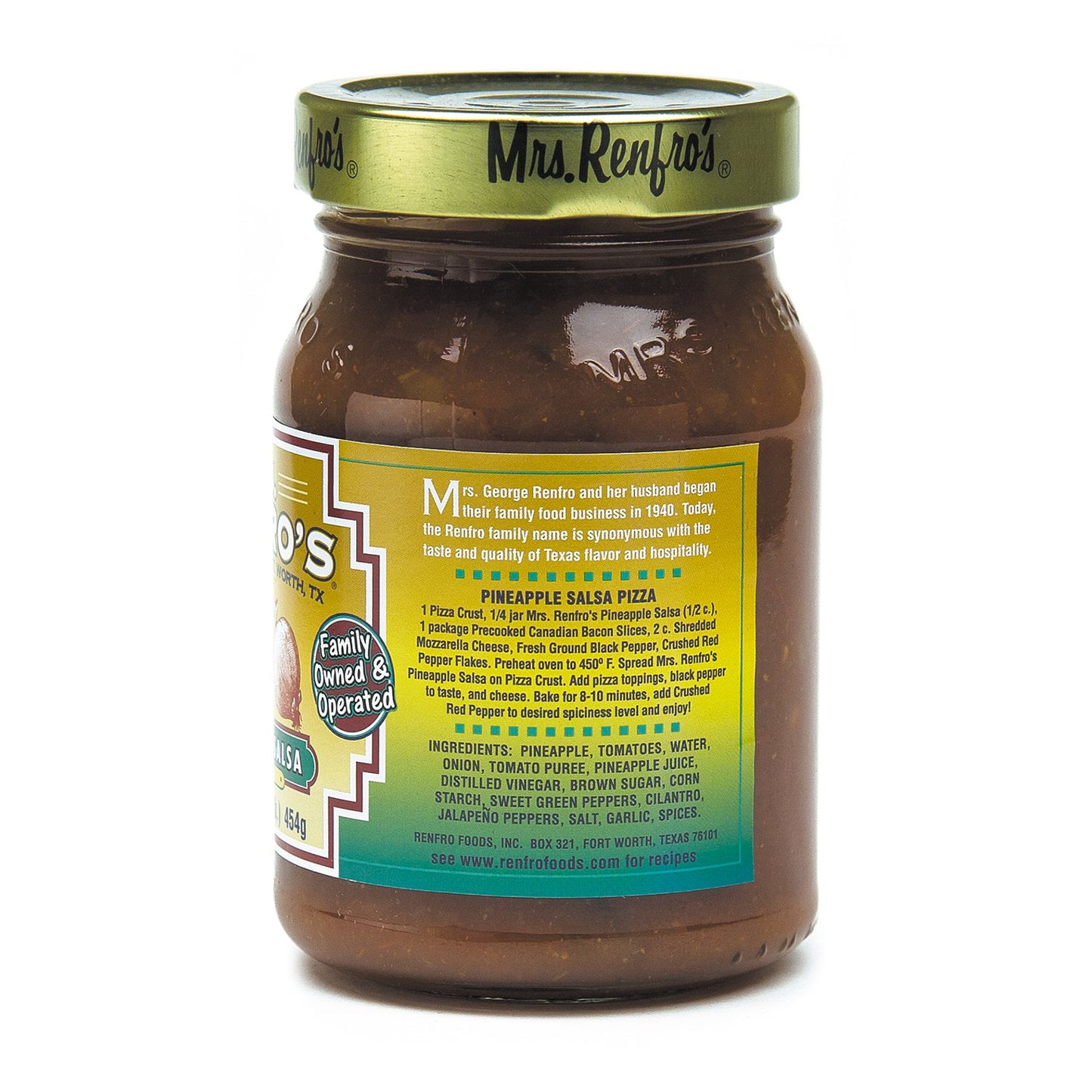 Mrs. Renfros Pineapple Salsa - Gluten Free (16-oz. jars, 4-pack)