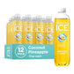 Sparkling Ice Coconut Pineapple Sparkling Water, Zero Sugar, 17 fl oz Bottles, Pack of 12