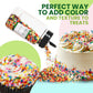 Toss Rainbow Sprinkles Jimmies, 14 Oz, Decorating Topping For Baking, Ice Cream, Cake, Cupcakes, Resealable Container