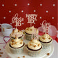 Rssta i Cupcake Toppers 30 Pack Glitter Happy 16th Birthday Rose Gold Paper Model XM087