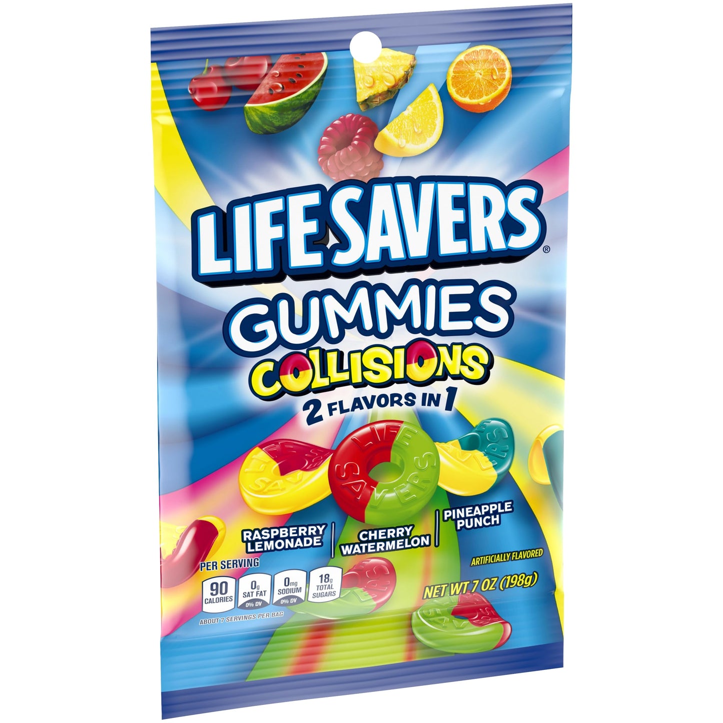 Lifesaver Gummies Collisions, 7Oz Gummy Bag (3 Pack), Gummy Candy