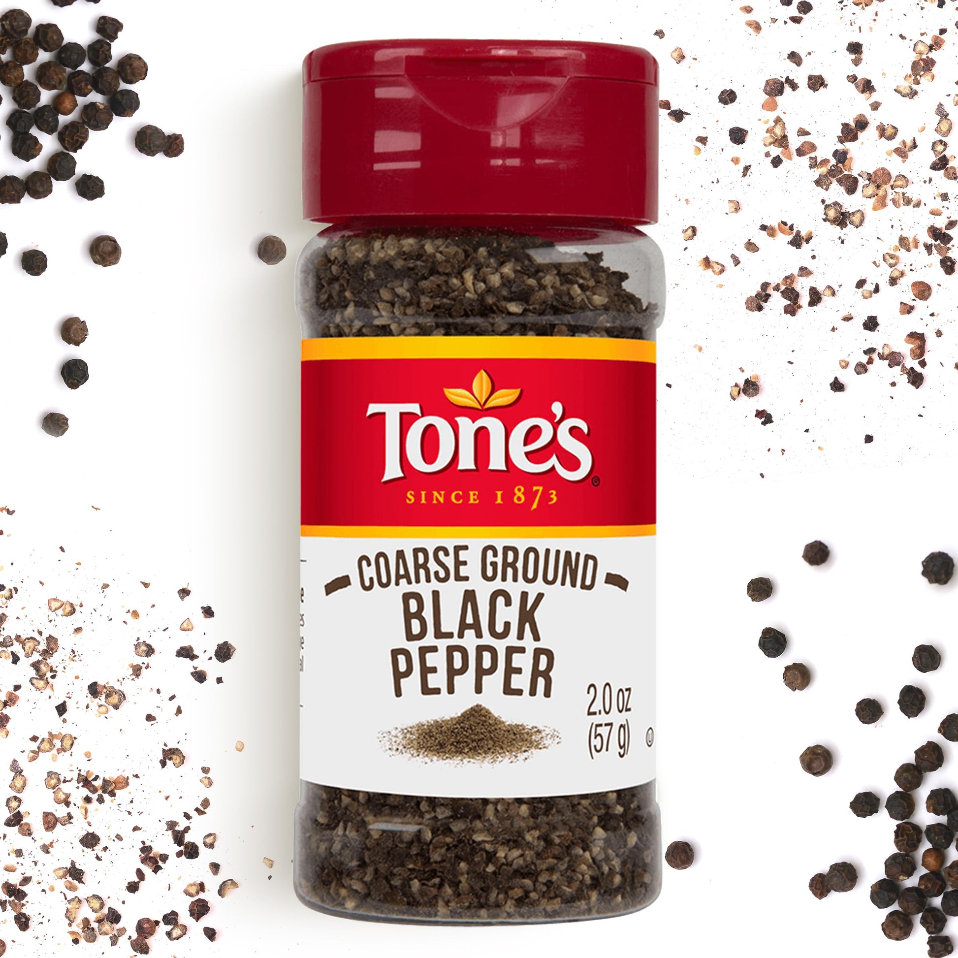 Tones Coarse Ground Black Pepper, 3.75 Ounce