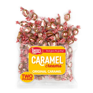 Goetze'S Candy Vanilla Caramel Creams - 2 Pound Bag (32 Ounces) - Fresh From The Factory