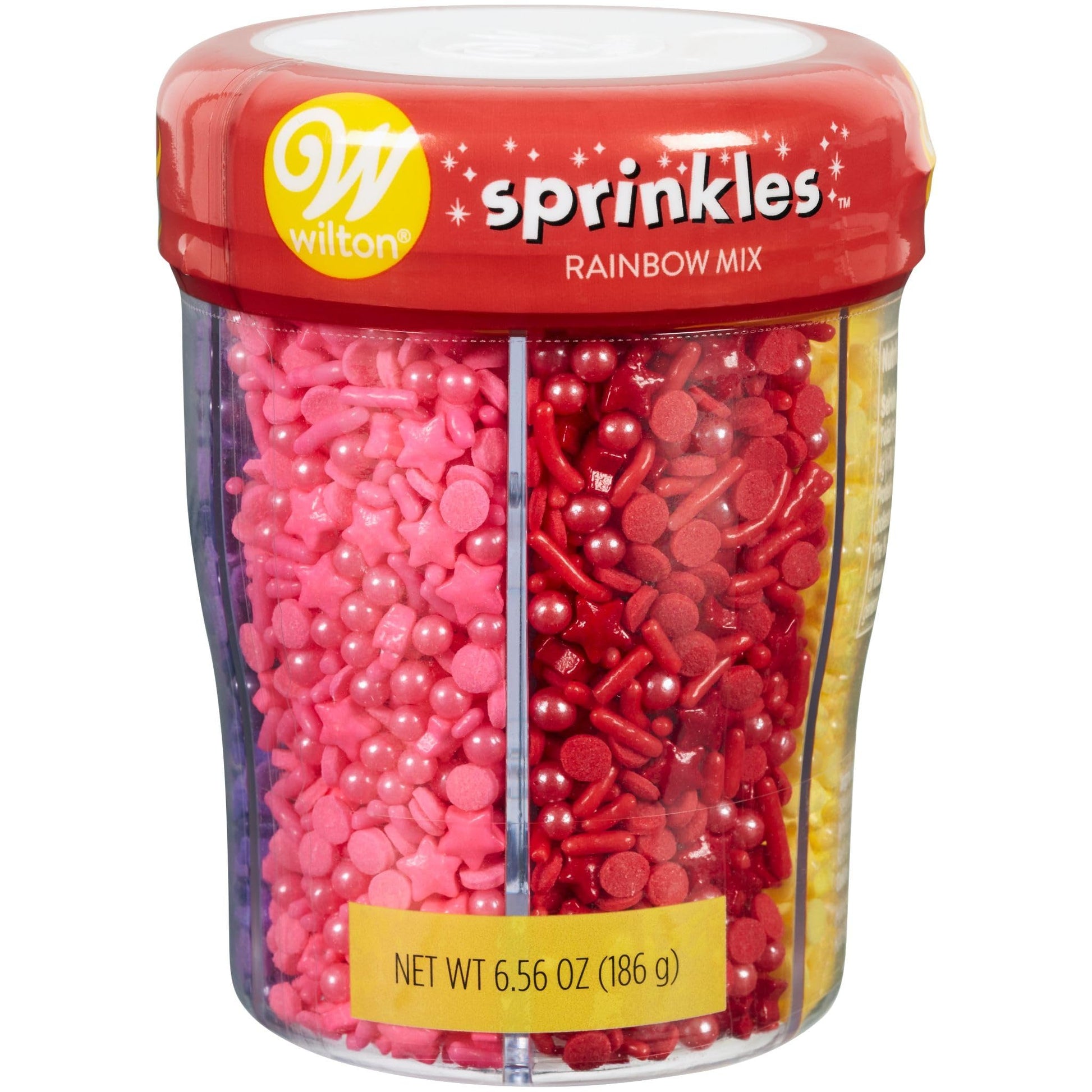 Wilton Rainbow Medley Sprinkle Mix, 0.5 oz, Colorful 6 Cell Assortment
