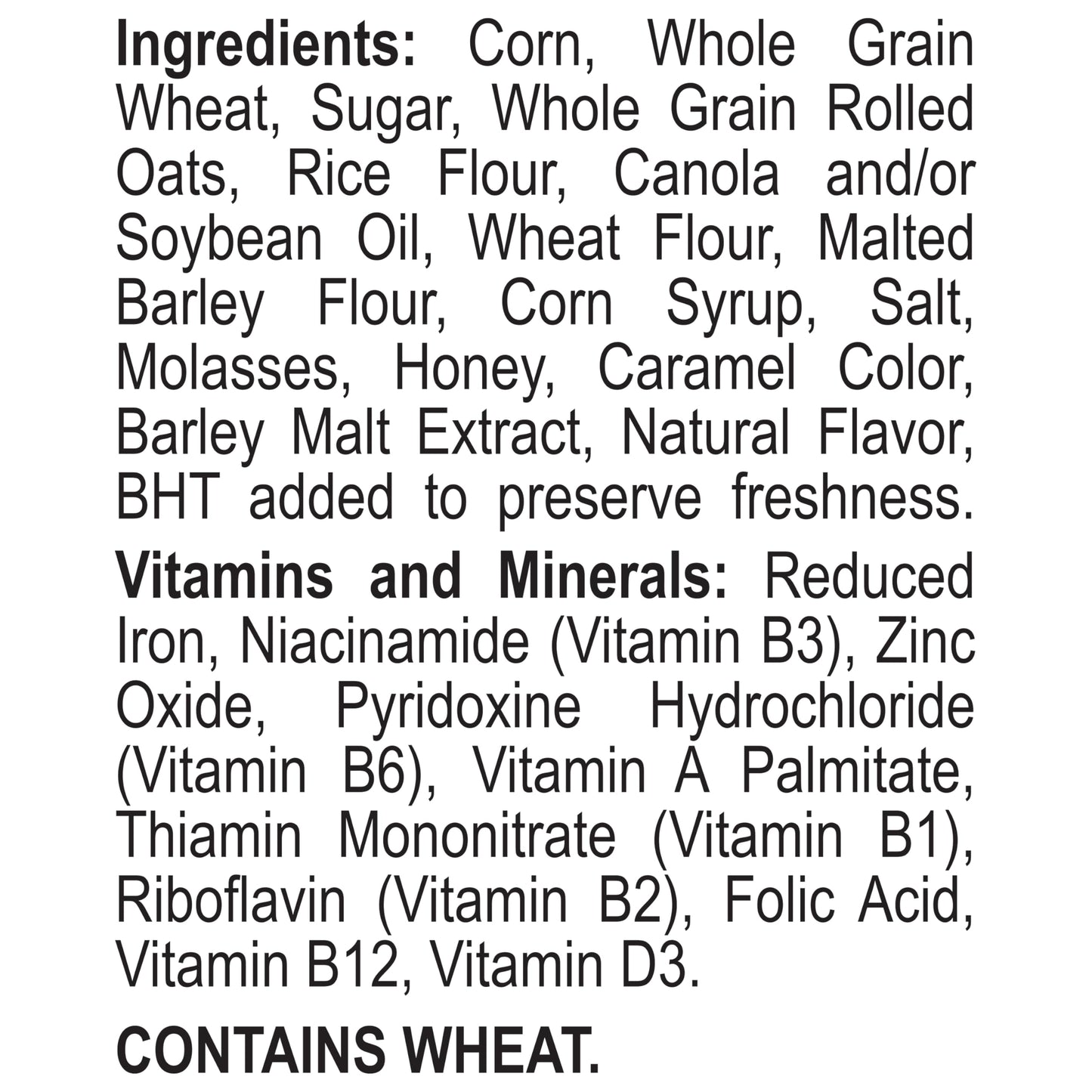 Post Honey Bunches Of Oats Vanilla Breakfast Cereal, Vanilla Cereal With Oats And Granola Clusters, 18 Oz Box