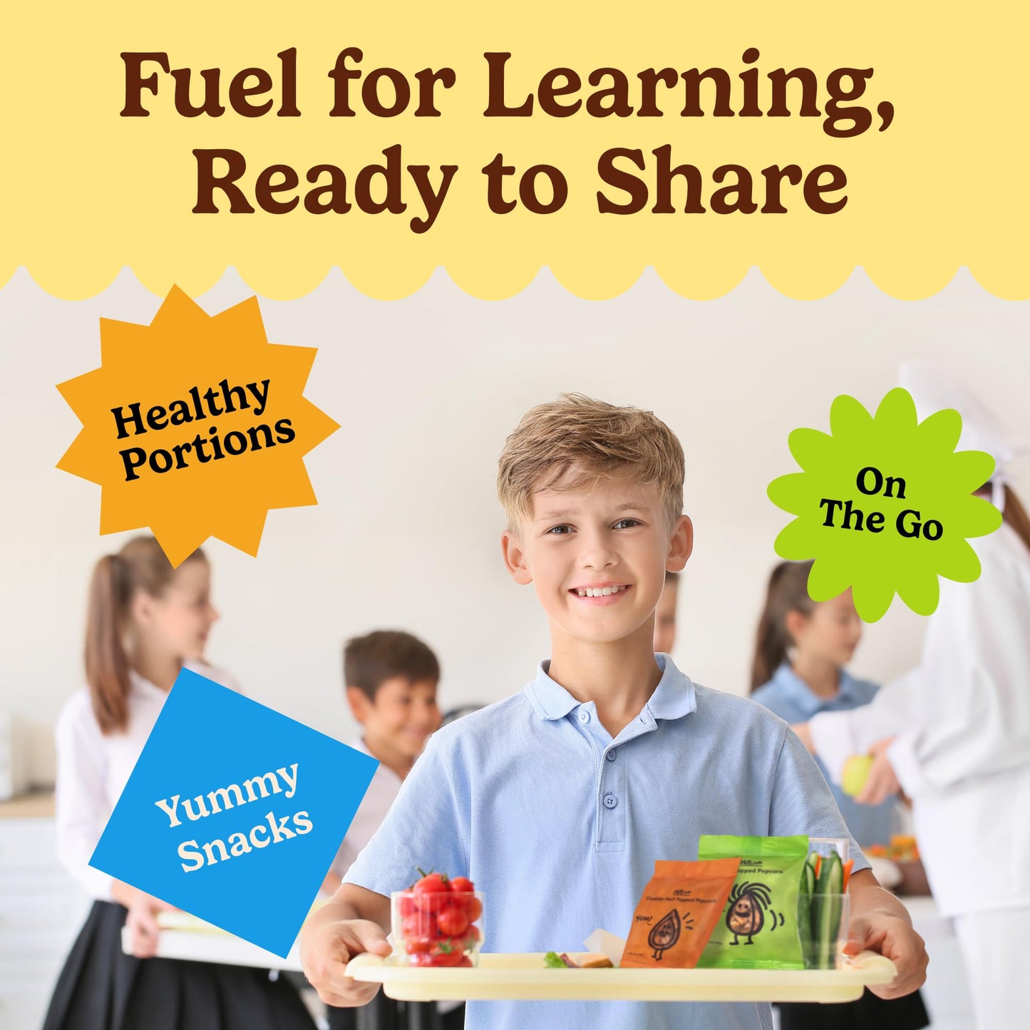 Nuts.com Back to School Variety Pack - Nut-Free Healthy Snack Box for Kids & Adults - Individually Wrapped Snacks, 10 Count Sing