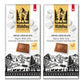 Milkboy Swiss Chocolates Alpine Milk Chocolate Bars with Caramel Sea Salt, Gluten-Free, 3 oz (Pack of 2)