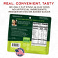Wild Zora Instant Organic Quinoa Meals - Quick & Tasty Prepared Quinoa Bowls, Pantry Staples Gluten-Free Meal W/Lentils Plus 10G