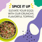 Just Spices Egg Topping - 1.94 OZ Breakfast Seasoning with Sesame, Chilli, Tomato & Sea Salt for Flavorful Eggs