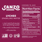 Sanzo Flavored Sparkling Water - Lychee (Berry), 12-Pack - Carbonated Drink Made With Real Fruit And Sugar-Free - Non-Gmo, Glute