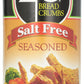4C Premium Bread Crumbs Salt Free Bread Crumbs, Seasoned, Premium Regular & Gluten Free, Flavorful Crispy Crunchy, Value Pack (S