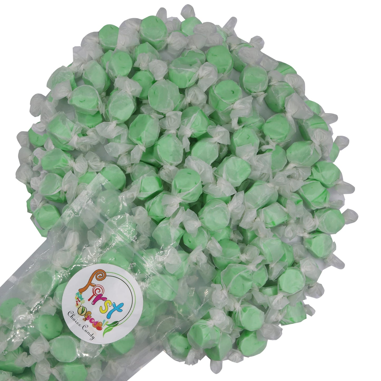 All Flavor Gourmet Salt Water Taffy (Green Apple, 2 LB)