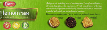 Dare, Lemon Creme Sandwich Cookies, 12.3Oz Box (Pack Of 2) ((2) - 12.3 Oz Boxes)