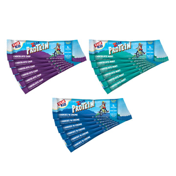 Zbar Protein - Chocolate Chip, Chocolate Mint, And Cookies 'N Creme - Variety Pack - Crispy Snack Bars - Made With Organic Oats 