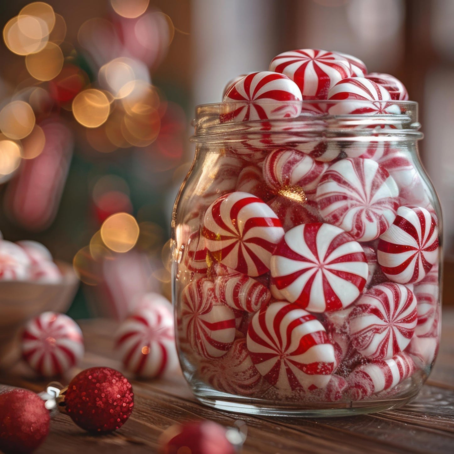 Peppermint Candy Starlight Mints - 5 Pounds Bulk Individually Wrapped - Classic Holiday Candies - 430 Pieces