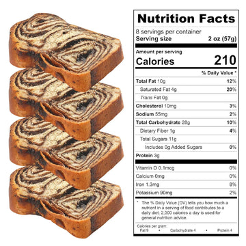 Reisman'S Bakery Chocolate Babka Cake, Fresh Dessert, Nut-Free And Dairy-Free Chocolate Cake, Ou Kosher-Certified Babka Bread, P
