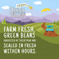 Green Valley Organics Cut Green Beans | Certified Organic | Deliciously Mild Subtly Sweet Flavor, Tender-Crisp | 14.5 Oz Can (Pack Of 4)