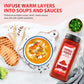 Soeos Paprika Powder  16 oz (Pack of 1)  Sweet Paprika Seasoning for Marinade  Cooking  Grilling  Dipping  Perfect for Chicken  Pork  Beef and Vegetables