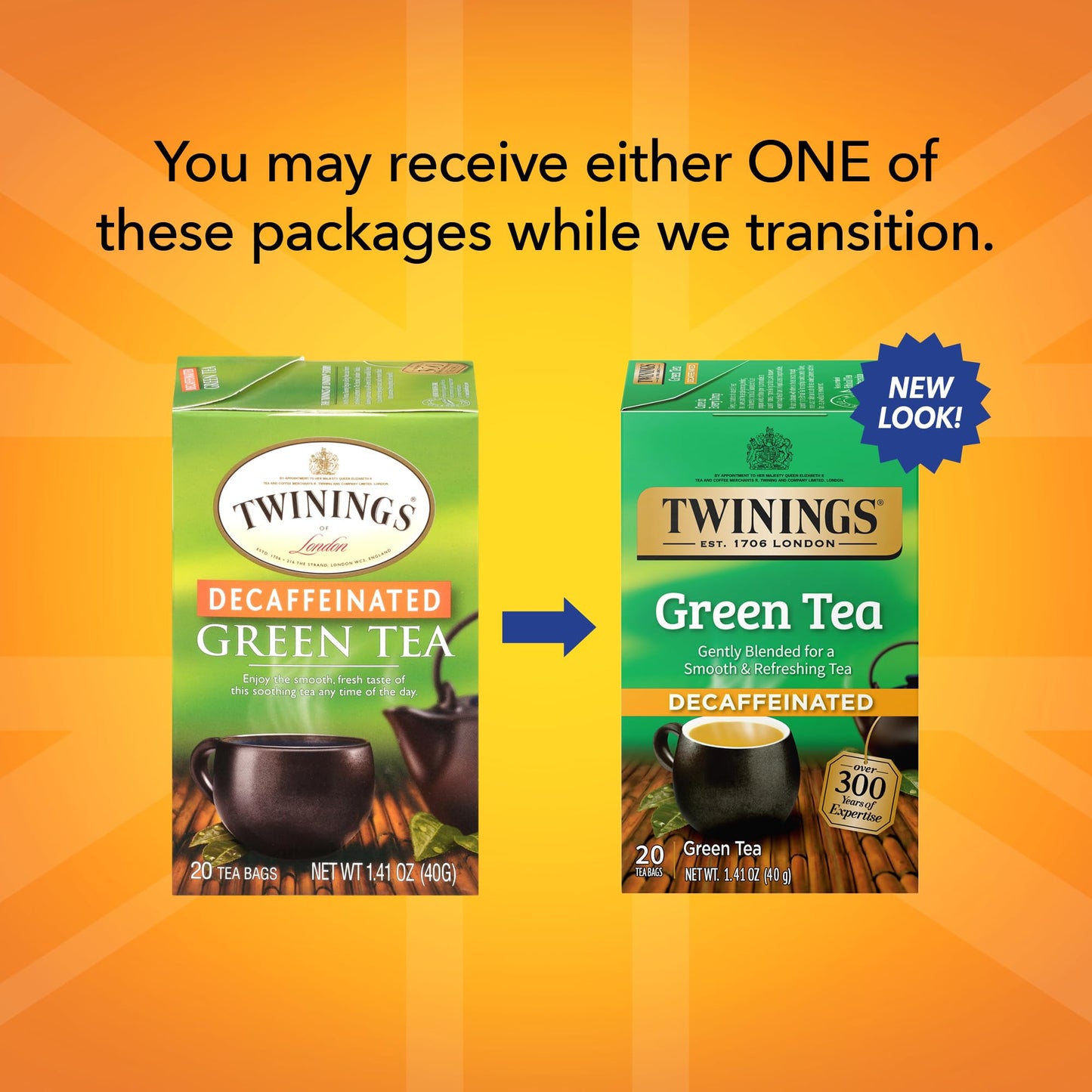 Twinings Tea Green Tea, Decaf, 20 Ct