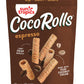 Sun Tropics Cocorolls Espresso, Gluten Free, Dairy Free, Snack-Crisp Rolled Wafer Made With Pure Coconut Cream, 6 Count