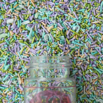Confect Rainbow Sprinkles I Custom Blend Jimmes I Multicolor Decorative Toppings For Baking I Cake And Cupcake Decorations I Edi