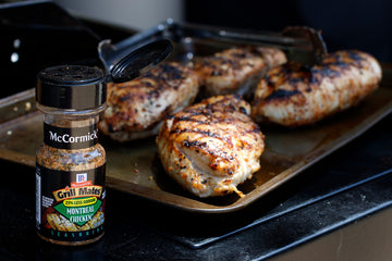 McCormick Grill Mates 25% Less Sodium Montreal Chicken Seasoning, 2.87 oz (Pack of 6)